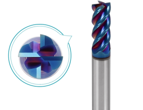 4 Flute F-NaNo Coated 65HRC  STDE 