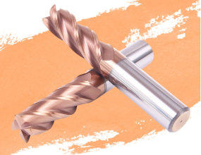  4 Flute Micro-grain Carbide with AlTiCrN Coating