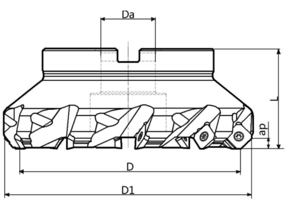 FACE MILL CUTTER HWM45SE FACE MILL CUTTER HWM45SE
