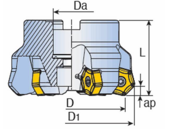 FACE MILL CUTTER HWM45HNX