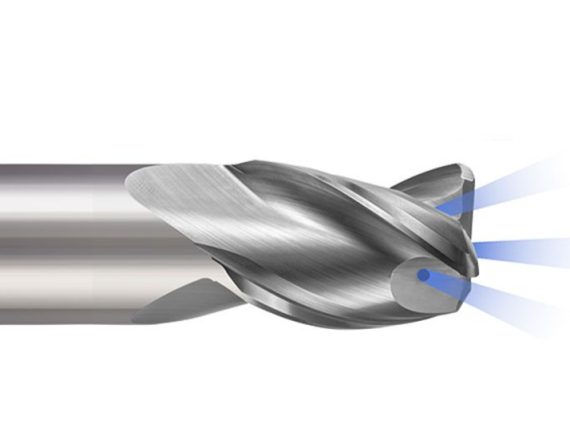 T-BELI TPGC-RN-3  3 FLUTE - CORNER RADIUS Coolant Through - High Balance - Reduced Neck